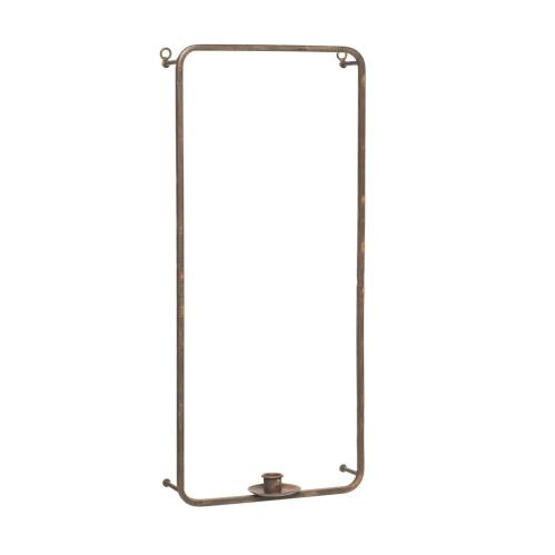 SLUT_Väggljusstake - Rektangulär 1 ljus - 26 x 60 cm - www.frokenfraken.se