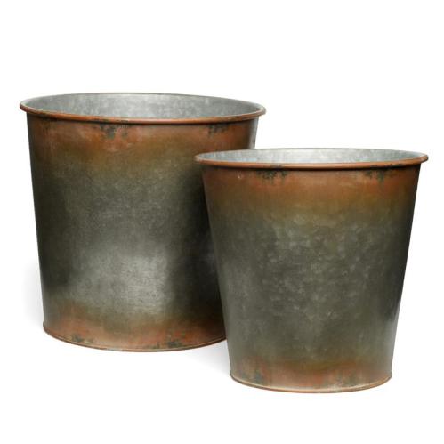 Kruka Stor - Zink Rost - 36 cm - www.frokenfraken.se