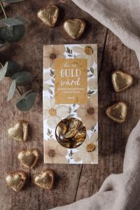 Godis - "Du är Guld Värd" - Chokladhjärtan - www.frokenfraken.se