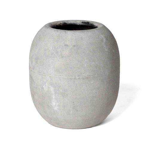 Kruka - Zink - Grå - Liten - 15 x 16,5 cm - www.frokenfraken.se
