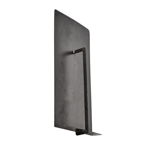 Vägghållare - För kronljus - Svart - Metall - 22 x 5 x 42 cm - www.frokenfraken.se
