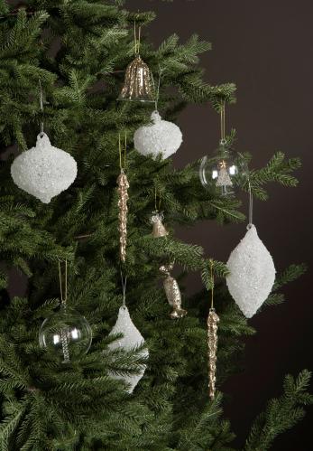 Julkula - Glas - Julmotiv - Ø8 cm - www.frokenfraken.se