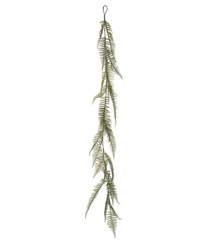 Ormbunke girlang - Grön - 180 cm - www.frokenfraken.se