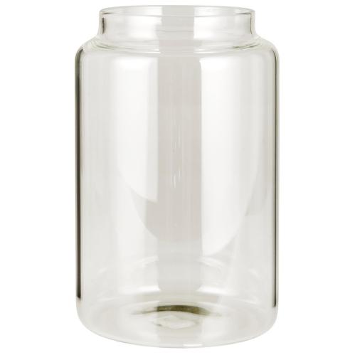Vas/Lykta - Glas Rak Stilren - 31 x 20 cm - www.frokenfraken.se