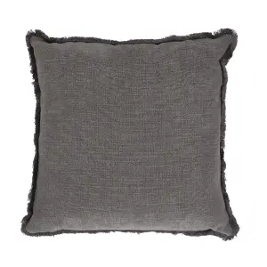 Kuddfodral - DANNY - MÖRKGRÅ - 45 X 45 CM - www.frokenfraken.se