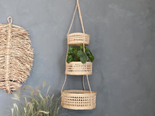 Hängande korgar - Ampel Sjögräs - 115 x Ø32 cm - www.frokenfraken.se