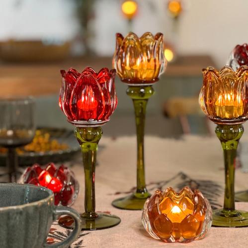 Ljushållare - Protea - Ljusgul - 20 cm - www.frokenfraken.se