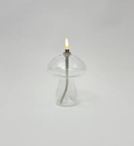 Oljelampa S - Glas - Mushroom - Ø8 x 10 cm - www.frokenfraken.se