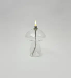 Oljelampa S - Glas - Mushroom - Ø8 x 10 cm - www.frokenfraken.se
