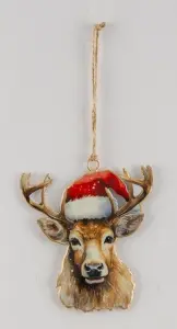 Julkula - Hänge - Ren - Keramik - 10 x 9 cm - www.frokenfraken.se