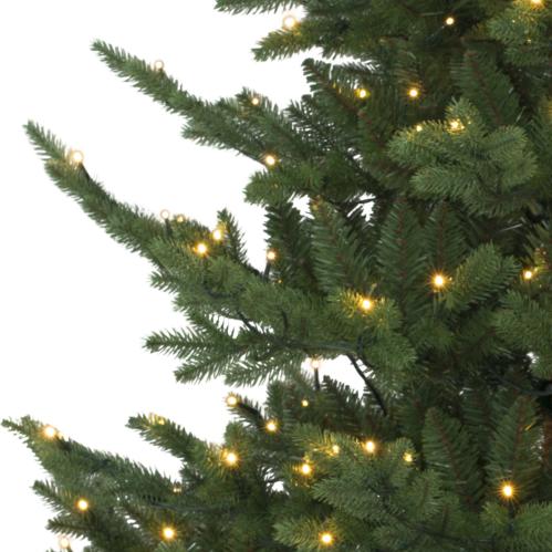 Julgran med belysning - Borgafjäll - 210 cm - 460 lampor - Inomhus & Utomhusbruk - www.frokenfraken.se
