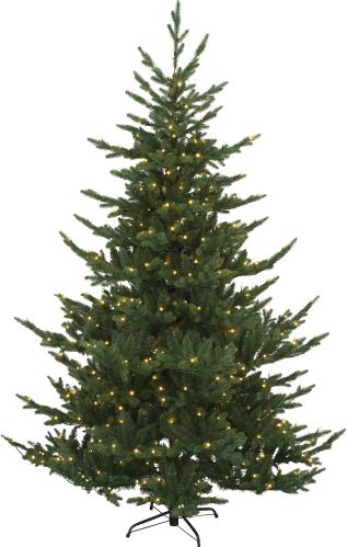 Julgran med belysning - Borgafjäll - 210 cm - 460 lampor - Inomhus & Utomhusbruk - www.frokenfraken.se