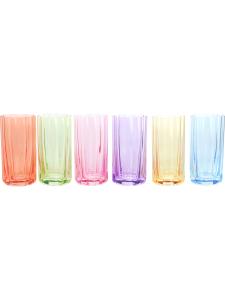Glas/Drinkglas - 6 färger - Ø7,5 x 15 cm - www.frokenfraken.se