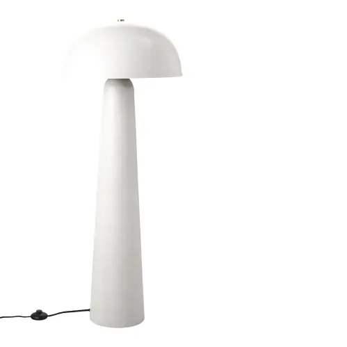 Golvlampa - Svamp - Vit - Ø22/48 x 120 cm - www.frokenfraken.se