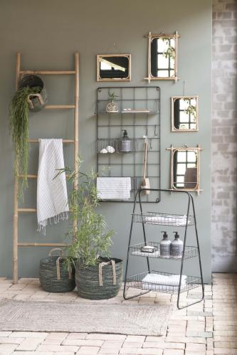 Trådhylla - För bord eller bänk - Metall - 45 x 78 x 34,5 cm - www.frokenfraken.se