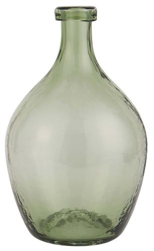 Vas - Glasflaska - Grön - Ø17 x 28 cm - www.frokenfraken.se