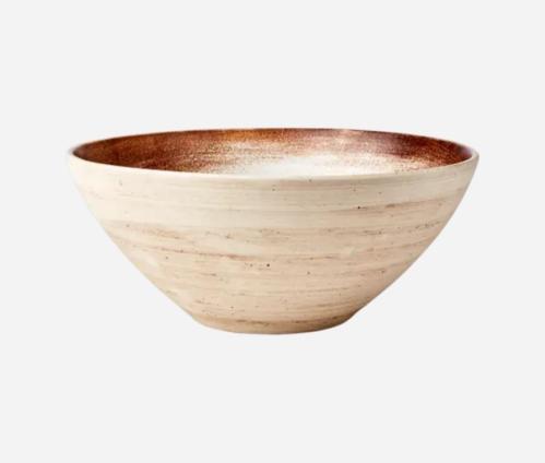 Skål - Stengods - TOGO - Kaffe latte/brun - Ø37 x 16 cm - www.frokenfraken.se