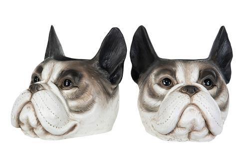 Kruka - Bulldog Grå - 21 x 21 cm - www.frokenfraken.se