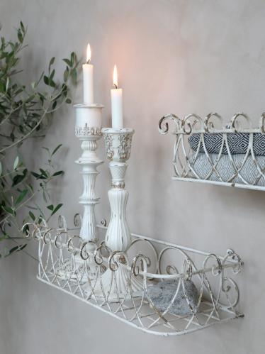 Hyllor/ Blomlådor - 3 storlekar - Antik Creme - 14 x 62,5 x 26 cm - www.frokenfraken.se
