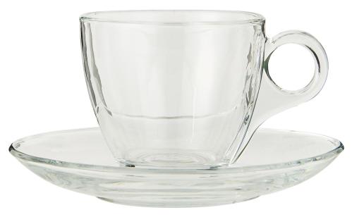 Kaffekopp - Glas - 140ml - 7,5 x Ø14,5 cm - www.frokenfraken.se