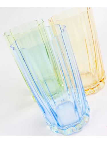 Glas/Drinkglas - 6 färger - Ø7,5 x 15 cm - www.frokenfraken.se