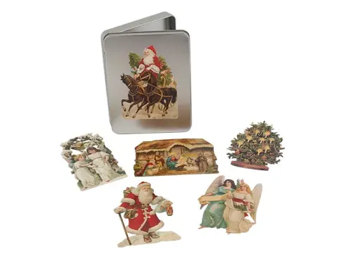 Bokmärken - med julmotiv i plåtbox - 50-pack - www.frokenfraken.se