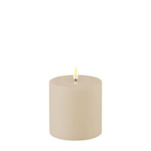 Batteriljus - Blockljus - Dust Sand - Real Flame - Utomhus - 10 x 10 cm - www.frokenfraken.se
