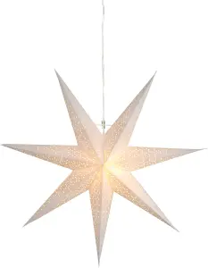 Adventsstjärna - Papper Dot - 70 cm - www.frokenfraken.se