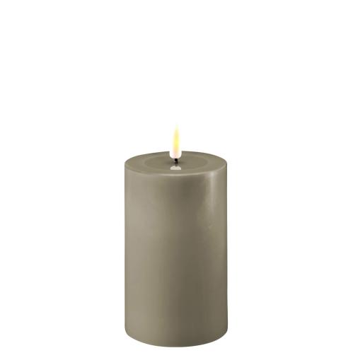 Batteriljus - Blockljus Vax - Sand - Real Flame - Inomhus - 7,5 x 12,5 cm - www.frokenfraken.se