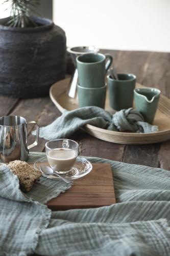 Kaffekopp - Glas - 140ml - 7,5 x Ø14,5 cm - www.frokenfraken.se