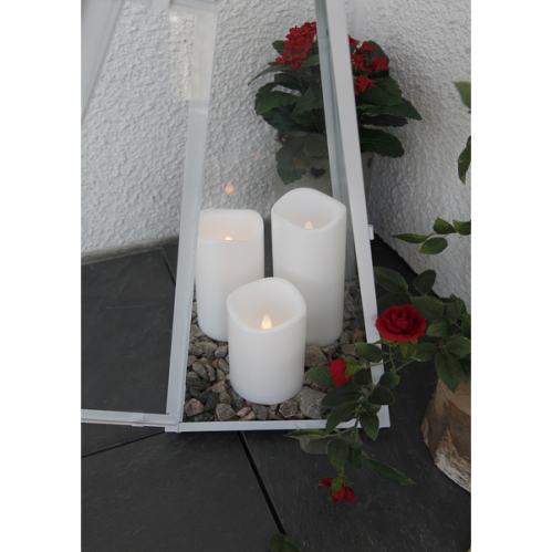 Batteriljus LED - 7,5 x 11,5 cm - Utomhus - Timer - www.frokenfraken.se