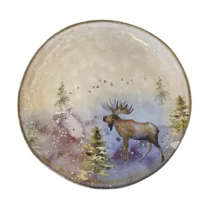 Tallrik - Älg - Ø21 cm - www.frokenfraken.se