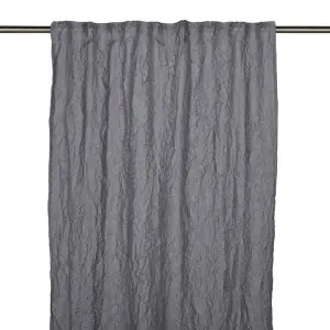 Gardiner - Multiband - Skrynklig - Grå - 2 X 130 X 280cm - www.frokenfraken.se