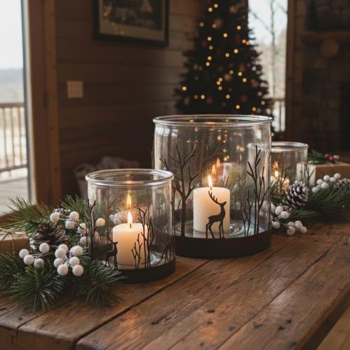 Ljuslykta - Skogen - Liten - Ø10 x 10 cm - www.frokenfraken.se