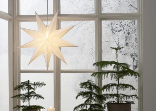 Adventsstjärna - Papper LYSA - 60 cm - www.frokenfraken.se