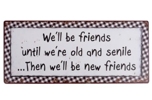 Skylt - Friends - www.frokenfraken.se