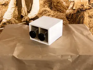 Redahylla - Vit - Med Glasburkar - 17 x 13 x 18 cm - www.frokenfraken.se