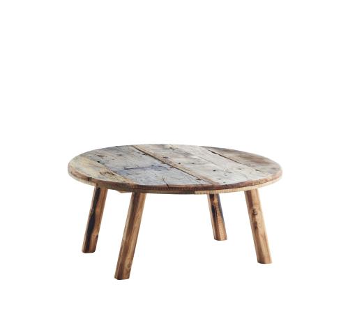 Bord - Soffbord - Trä - Ø90 x 40 cm - www.frokenfraken.se