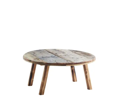 Bord - Soffbord - Trä - Ø90 x 40 cm - www.frokenfraken.se