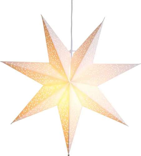 Adventsstjärna - Papper Dot - 54 cm - www.frokenfraken.se