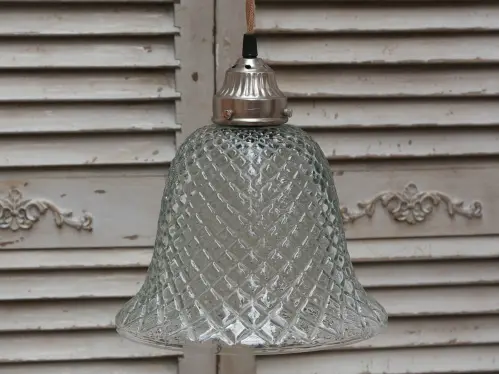 Lampa - Klockformad i glas - H25 x Ø25 cm - www.frokenfraken.se