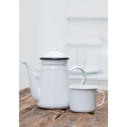 Mugg - Emalj Vit - www.frokenfraken.se