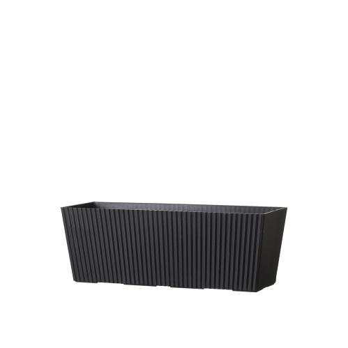 Kruka - Svart - Stripe - 45 cm - www.frokenfraken.se