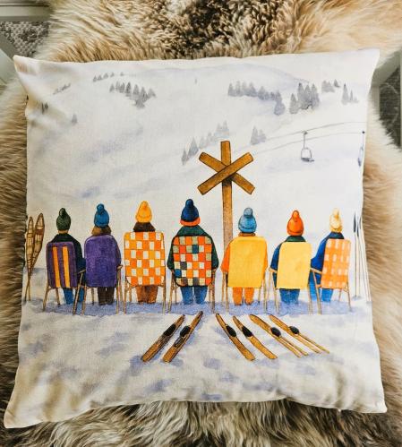 Kuddfodral - Vila på Fjället - 45 x 45 cm - www.frokenfraken.se