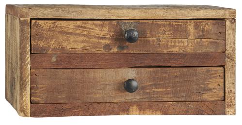 Skrin med 2 lådor UNIKA - 30 X 15 X 24,5 CM - www.frokenfraken.se