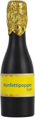 Konfetti - I champagneflaska - Guldkonfetti - 3 g - www.frokenfraken.se