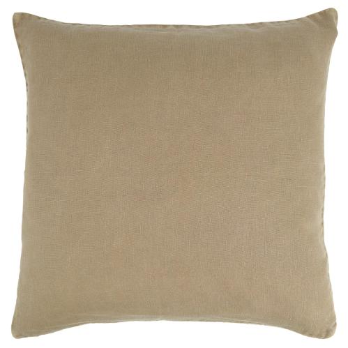 Kuddfodral - Linne - Cognac - 50 x 50 cm - www.frokenfraken.se