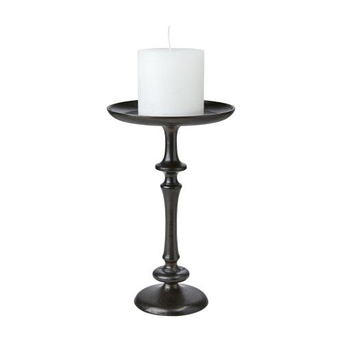 Ljusstake S - Mörkbrun - Ø12 x 32 cm - www.frokenfraken.se