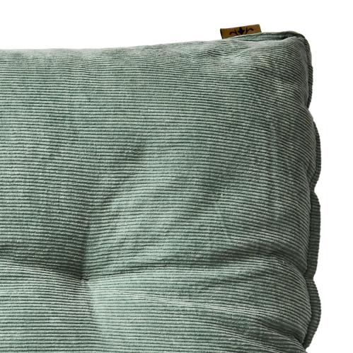 Sittdyna till lastpall - Celadon grön - 120 x 80 x 10 cm - www.frokenfraken.se