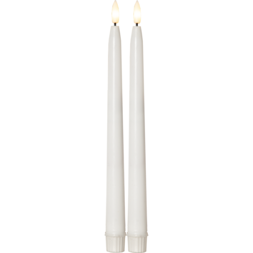 Batteriljus - Antikljus - 2 st - LED - Utomhus - 28 cm - www.frokenfraken.se